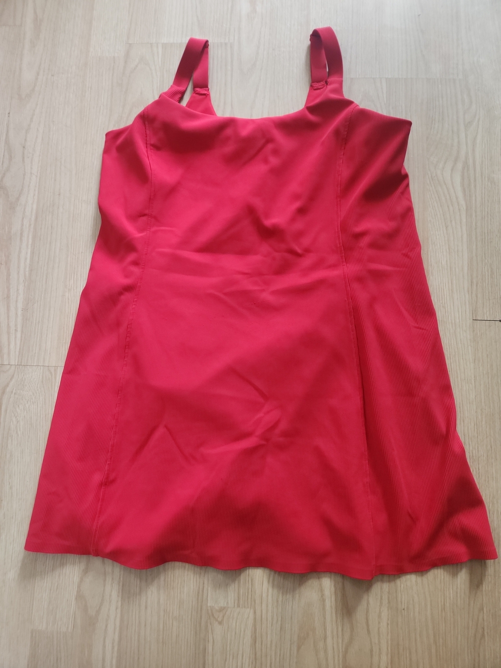 SPANX Asymmetrical Women’s Dress in Bright Red